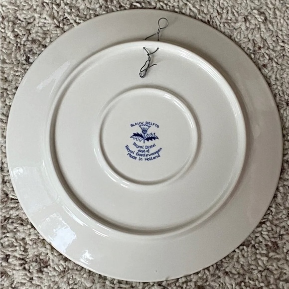 Holland America Line The Tradition Continues Ms Statendam 1993 -Blauw Delft Plat - Picture 2 of 3